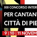 XIII Concorso Internazionale per cantanti lirici  “Città di Pienza”.